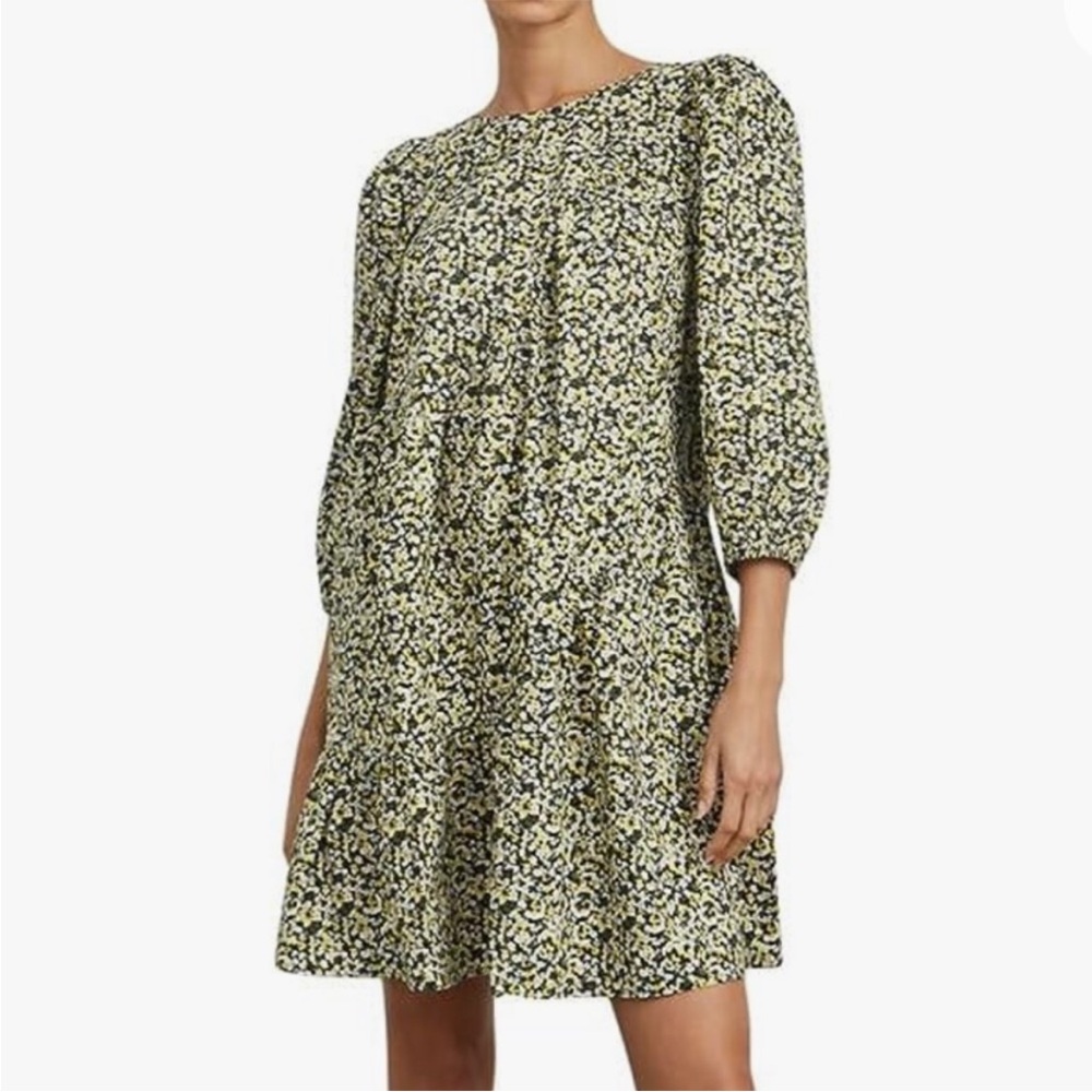 Rails Louise Floral Tiered Cotton Blend Shift Dress Size Medium